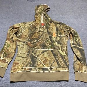 She Outdoor Apparel Womens Camo Hooded Sweatshirt Small